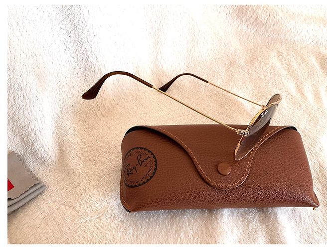 Gafas de sol Ray-Ban AVIATOR LARGE METAL doradas RB3025 Dorado - vista 5