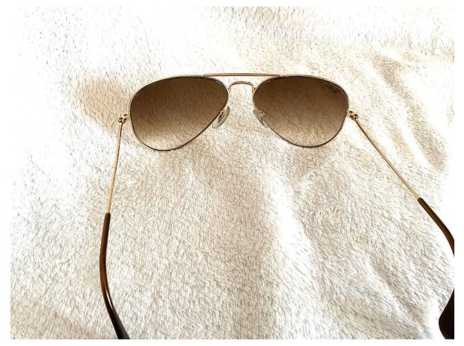 Gafas de sol Ray-Ban AVIATOR LARGE METAL doradas RB3025 Dorado - vista 6