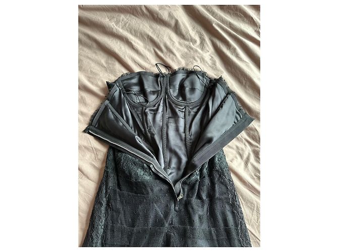 Super schwarzes Bustierkleid von Dolce & Gabbana Größe 40. - Ansicht 2