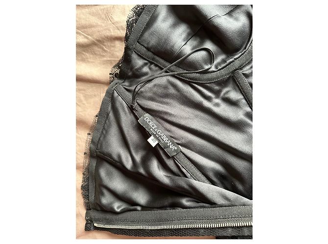 Super schwarzes Bustierkleid von Dolce & Gabbana Größe 40. - Ansicht 3