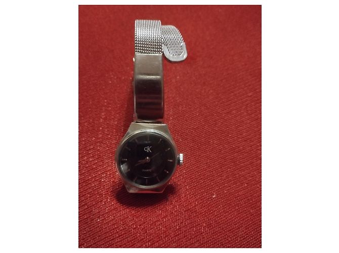 Calvin Klein Orologio da polso analogico da donna vintage anni '90 Argento - vista 2