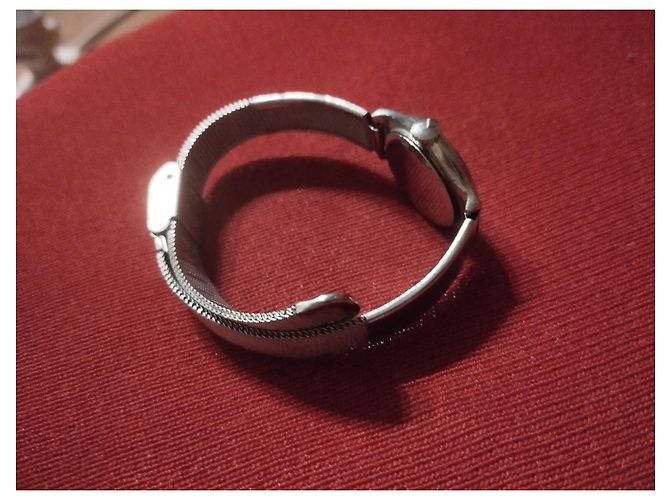 Calvin Klein Orologio da polso analogico da donna vintage anni '90 Argento - vista 3