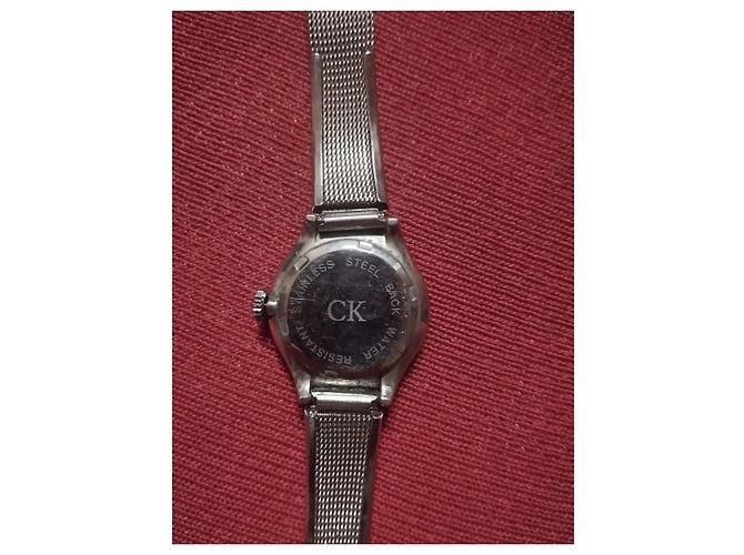 Calvin Klein Orologio da polso analogico da donna vintage anni '90 Argento - vista 5