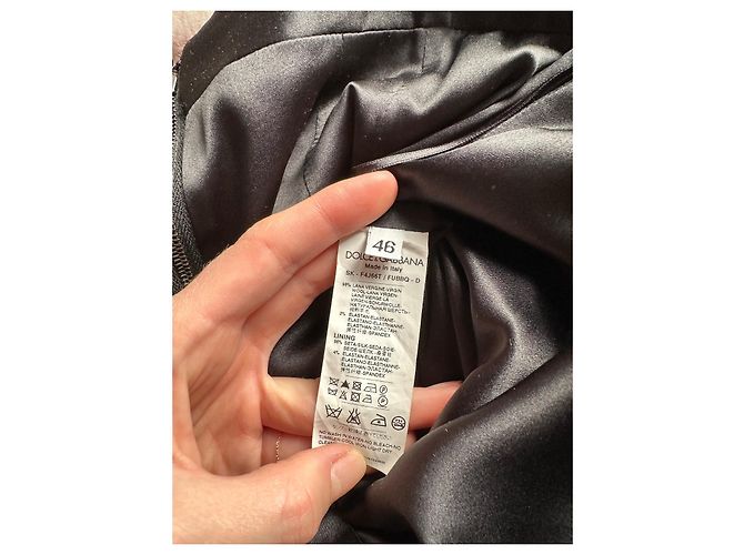 Schwarzer Rock von Dolce & Gabbana Größe 42 - Ansicht 4
