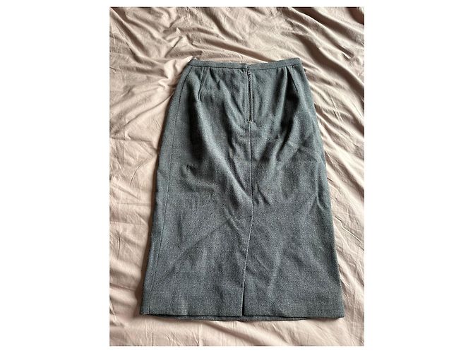 Dolce & Gabbana Falda recta gris D&G T.42 - vista 2