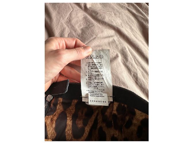 Dolce & Gabbana Falda recta gris D&G T.42 - vista 6