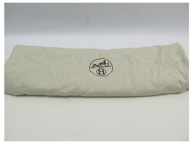 Hermès BORSA A MANO HERMES TROCA MM CABAS IN TELA E PELLE NERA BORSA A MANO TOTE Nero - vista 12