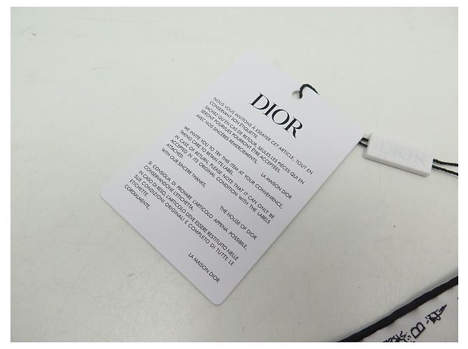 NUOVA SCIARPA CHRISTIAN DIOR PLAN DE PARIS IN SETA NERO BIANCO + ETICHETTA SCIARPA - vista 9