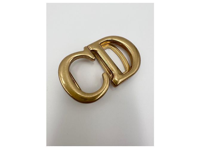Hebilla para cinturón CD saddle de Christian Dior dorada Dorado - vista 3