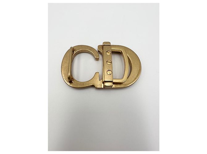 Hebilla para cinturón CD saddle de Christian Dior dorada Dorado - vista 4
