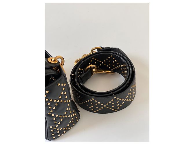 Mini Lady Dior bestückt schwarz - Ansicht 6