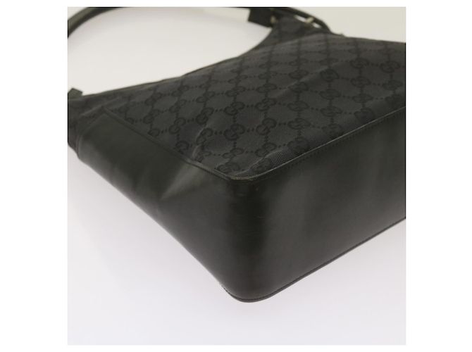 Gucci Borsa a tracolla in tela GG nera 001 3766 2123 auth 68595 Nero - vista 16