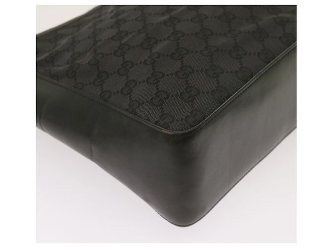 Gucci Borsa a tracolla in tela GG nera 001 3766 2123 auth 68595 Nero - vista 18