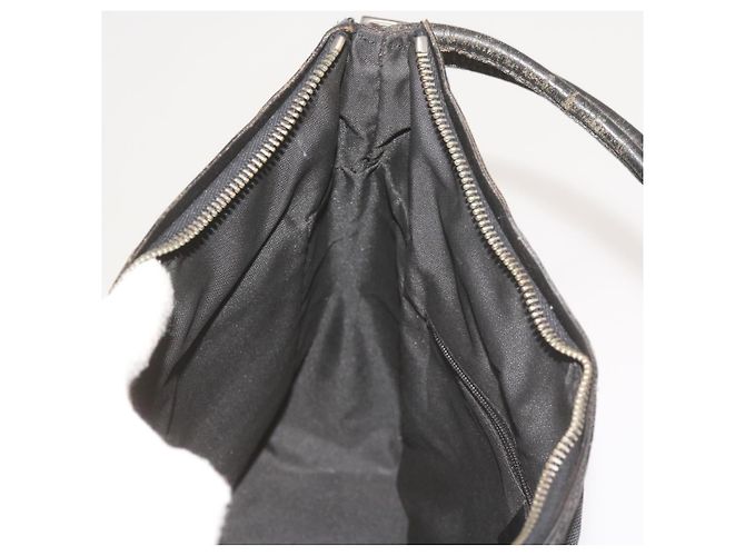 Gucci Borsa a tracolla in tela GG nera 001 3766 2123 auth 68595 Nero - vista 20