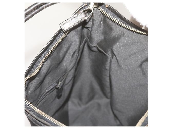 Gucci Borsa a tracolla in tela GG nera 001 3766 2123 auth 68595 Nero - vista 21
