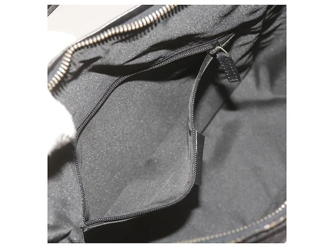 Gucci Borsa a tracolla in tela GG nera 001 3766 2123 auth 68595 Nero - vista 22