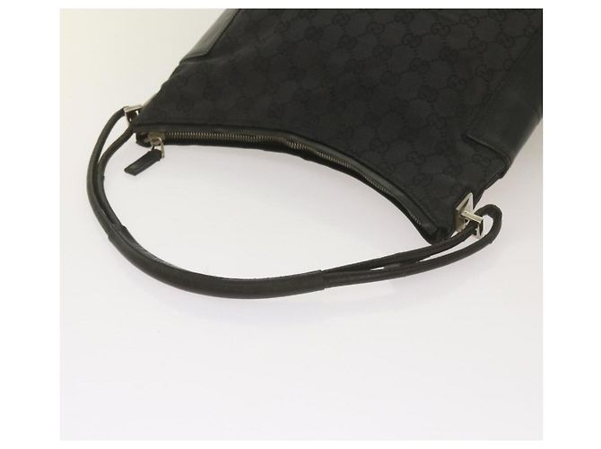 Gucci Borsa a tracolla in tela GG nera 001 3766 2123 auth 68595 Nero - vista 8