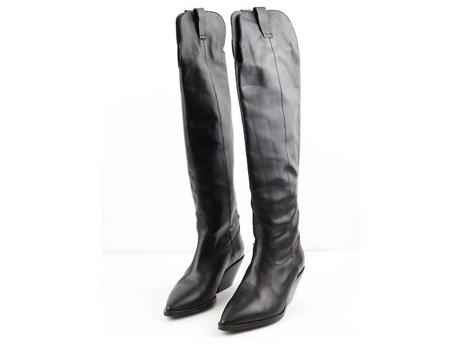 & Other Stories Botas de couro - vista 3