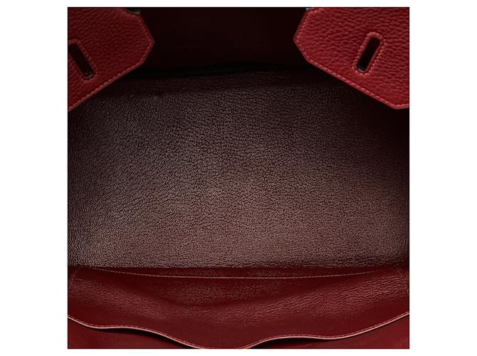 Birkin Hermès HERMES Handbags Timeless/classique Red - view 5