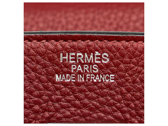 Birkin Hermès HERMES Handbags Timeless/classique Red - view 6