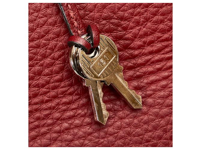 Birkin Hermès HERMES Handbags Timeless/classique Red - view 8
