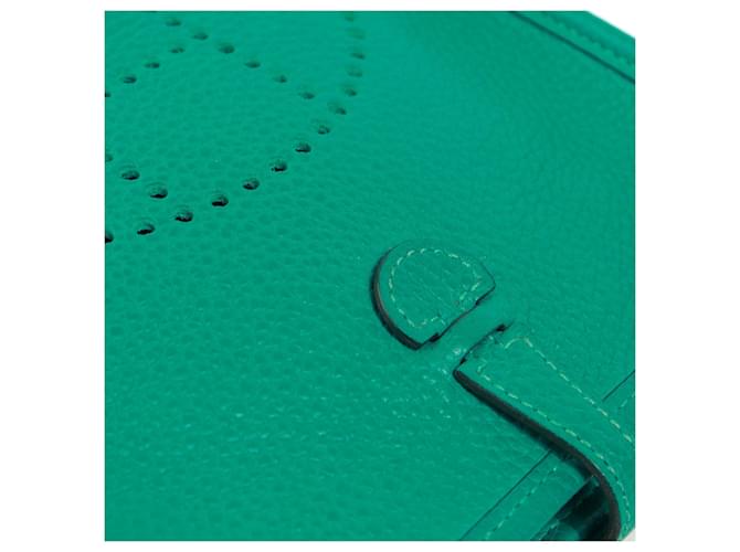Hermès HERMES Sacs à main Mini Evelyne Vert - vue 6