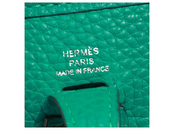 Hermès HERMES Sacs à main Mini Evelyne Vert - vue 7