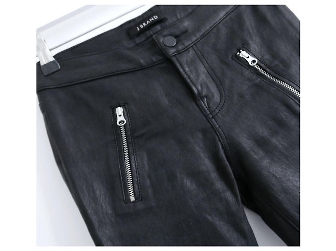 Pantalones de cuero de J Brand Negro - vista 2