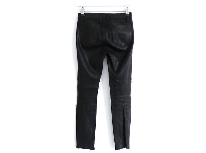 Pantalones de cuero de J Brand Negro - vista 3
