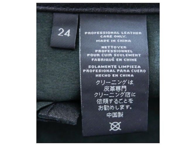 Pantalones de cuero de J Brand Negro - vista 4