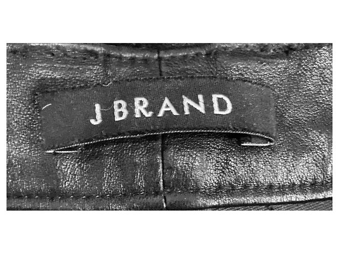 Pantalones de cuero de J Brand Negro - vista 5