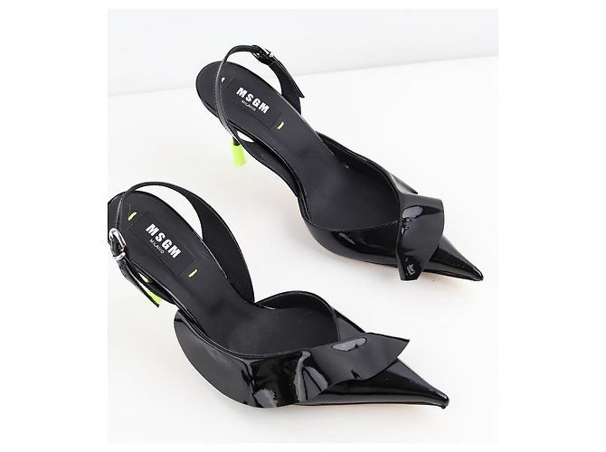 Msgm tacones de charol - vista 3