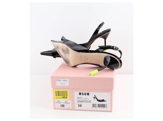 Msgm tacones de charol - vista 6