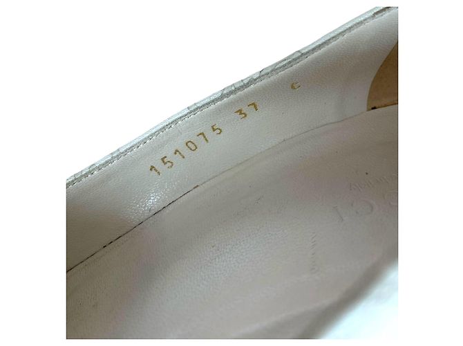 Décolleté Gucci in pelle bianca con monogramma GG Bianco - vista 11