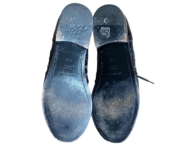 Dolce & Gabbana Oxford in pelle nera con borchie Nero - vista 12