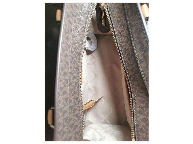 Borsa Michael Kors Hamilton in pelle marrone - vista 3