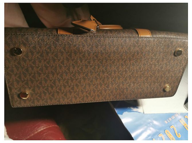 Borsa Michael Kors Hamilton in pelle marrone - vista 6