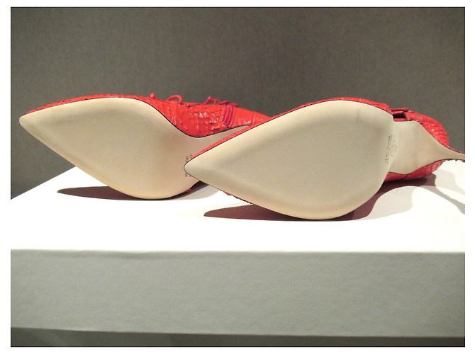 Autre Marque Botas de serpiente roja Liudmila Drury Lane - vista 10