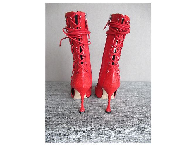 Autre Marque Botas de serpiente roja Liudmila Drury Lane - vista 6