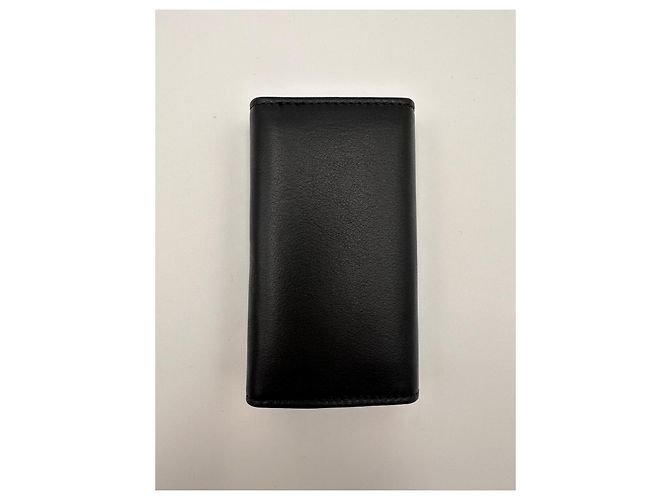 Alfred Dunhill Portachiavi Dunhill pelle nera liscia - vista 2
