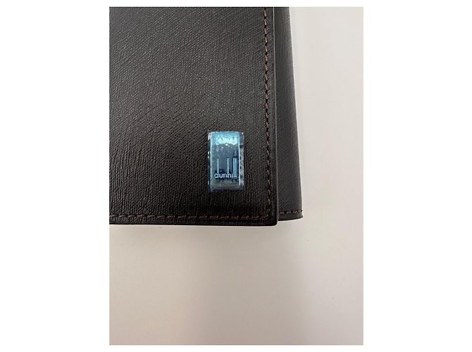 Alfred Dunhill Dunhill brown leather keychain Dark brown - view 8