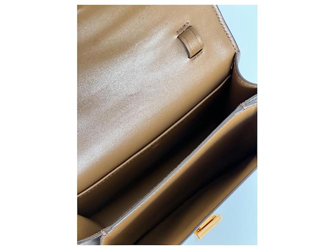 Classic Box Céline Celine Box Bag Piccola Cammello - vista 6