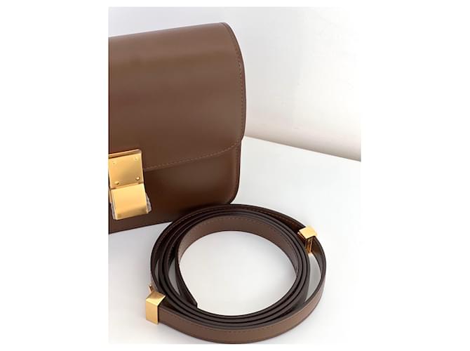 Classic Box Céline Celine Box Bag Piccola Cammello - vista 9