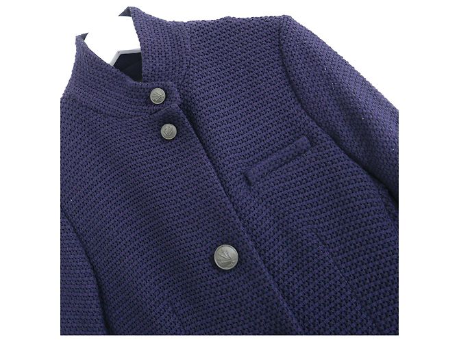 Blazer in tweed Rag & Bone Slade Blu navy - vista 4