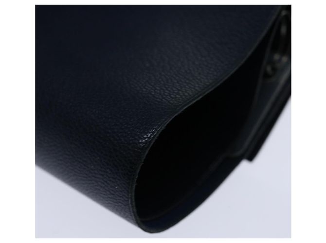 Hermès HERMES Roll Note Cover Leather Navy Auth bs12727 Navy blue - view 11