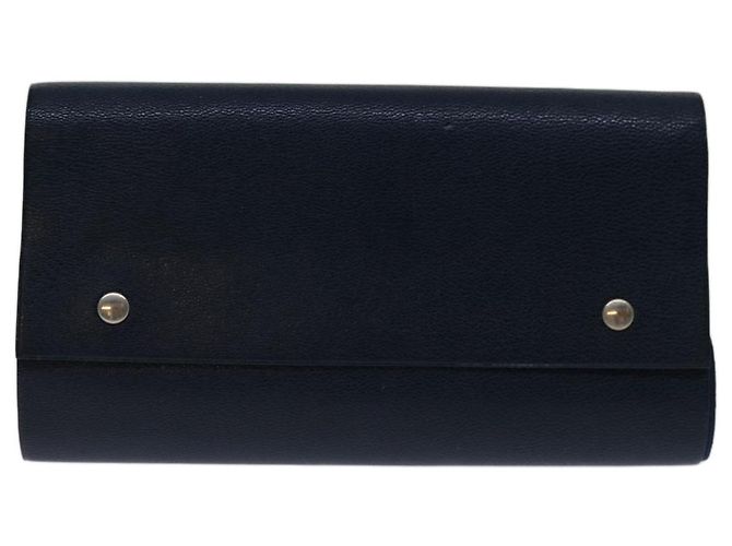 Hermès HERMES Roll Note Cover Leather Navy Auth bs12727 Navy blue - view 2