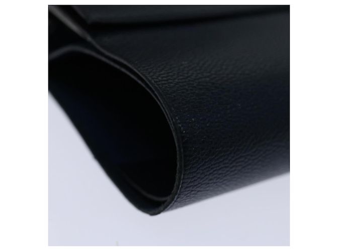 Hermès HERMES Roll Note Cover Leather Navy Auth bs12727 Navy blue - view 8