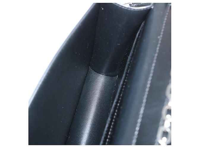 GIVENCHY Bolso de hombro con cadena Cuero Negro Auth am5976 - vista 18
