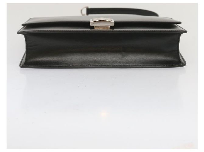 GIVENCHY Bolso de hombro con cadena Cuero Negro Auth am5976 - vista 9