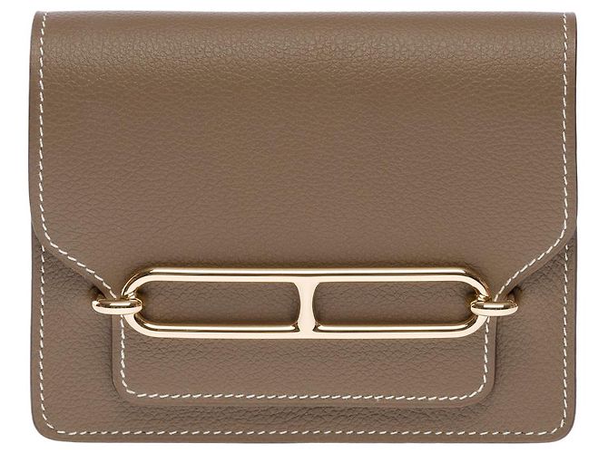Hermès Accessorio HERMES Roulis Slim in Pelle Etoupe - 101795 Taupe - vista 3